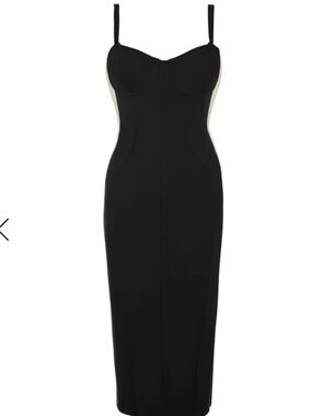 TA3 Seamed Lushy Midi Dress